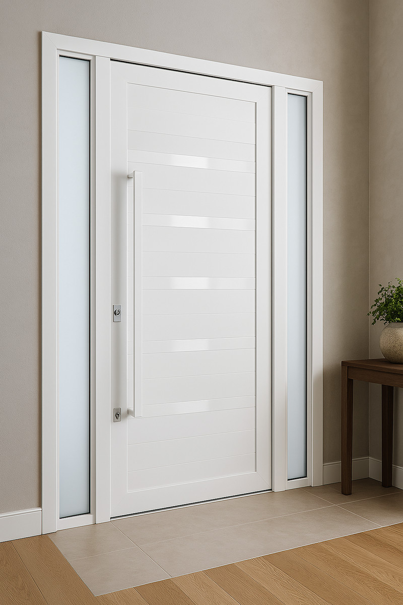 Portas de alumínio modernas